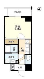 ヴェレ森下 602 間取り図