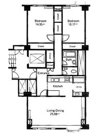 南青山第一マンションズ 5階 間取り図