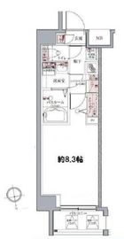 ラグディア麻布十番 205 間取り図