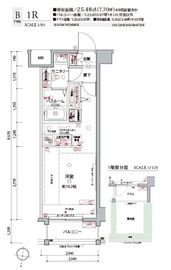 ラグディア麻布十番 204 間取り図