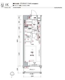 ラグディア麻布十番 503 間取り図