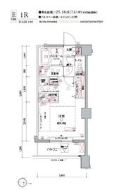 ラグディア麻布十番 104 間取り図