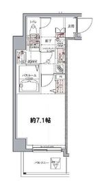 ラグディア麻布十番 308 間取り図