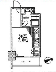 カスタリア門前仲町2 603 間取り図