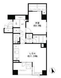 レジディア文京湯島 602 間取り図