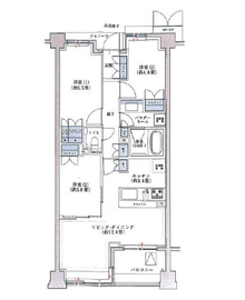 インプレスト早稲田 5階 間取り図