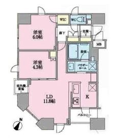 正金アパートメント入船 1004 間取り図