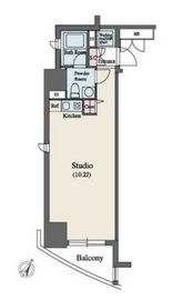 MFPR代々木タワー 1107 間取り図