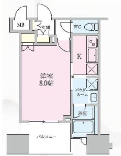 正金アパートメント入船 1003 間取り図