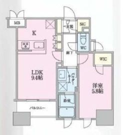 正金アパートメント入船 401 間取り図