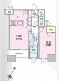 正金アパートメント入船 301 間取り図