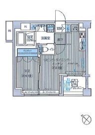 シティカレント目黒学芸大学 402 間取り図