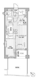 シティカレント目黒学芸大学 104 間取り図