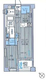 シティカレント目黒学芸大学 204 間取り図