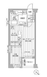 シティカレント目黒学芸大学 207 間取り図
