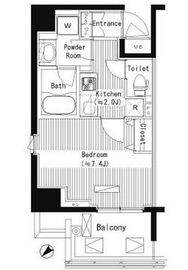 プライムアーバン東中野コート (PRIME URBAN 東中野 COURT) 306 間取り図