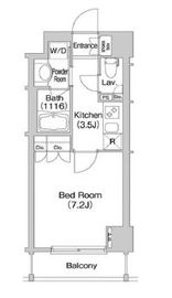 コンフォリア市谷柳町 404 間取り図