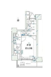 ガリシア浜松町 3階 間取り図