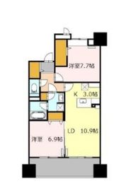 ロイヤルパークスシーサー南千住 710 間取り図