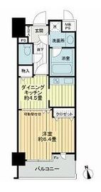 ライオンズマンション麻布十番南 3階 間取り図