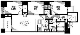 レジディア日本橋馬喰町 901 間取り図