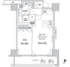 パークハビオ渋谷本町レジデンス 1014 間取り図