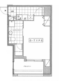 トゥシェ新橋 404 間取り図