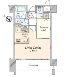 THE ROPPONGI TOKYO CLUB RESIDENCE 13階 間取り図