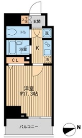 HF早稲田レジデンス 305 間取り図