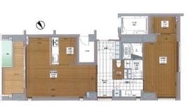 ボタニカ上原 102 間取り図