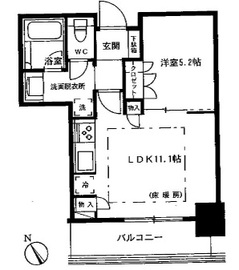 パークタワー池袋イーストプレイス 7階 間取り図