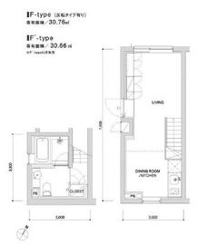 モデリアブリュット表参道 102 間取り図