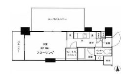 パークリュクス白金mono グレージュ 4階 間取り図