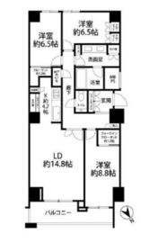 ザ・パークハウスグラン南青山 2階 間取り図