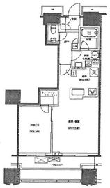 富久クロスコンフォートタワー(Tomihisa Cross)  24階 間取り図