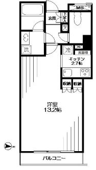 ザ・湾岸タワーレックスガーデン 18階 間取り図