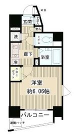 レジディア新中野 802 間取り図