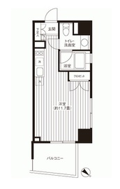 Ti-HIGASHIAZABU 507 間取り図