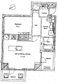 レグノオン・ザ・ベイ 5階 間取り図