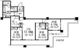 晴海ビュータワー（晴海アイランドトリトンスクエアビュータワー） 24階 間取り図