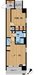 プライムアーバン日本橋横山町 707 間取り図