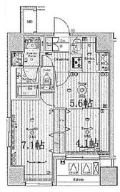 メイクスデザイン新宿 8階 間取り図