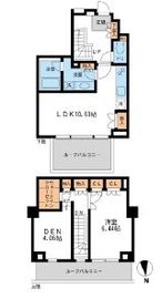 レジデンス白金コローレ 403 間取り図