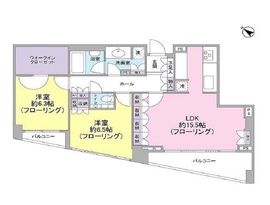 ブランズ赤坂 2階 間取り図