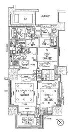 ブリリア代官山プレステージ 6階 間取り図