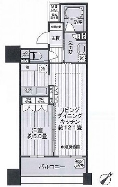 ライオンズシティ東京タイムズプレイス 4階 間取り図