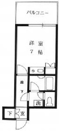 プレステージ祐天寺 5階 間取り図