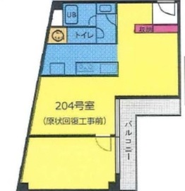 バアクレイ南麻布 204 間取り図