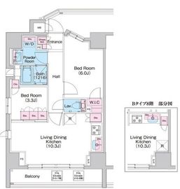 コンフォリア世田谷上馬 309 間取り図