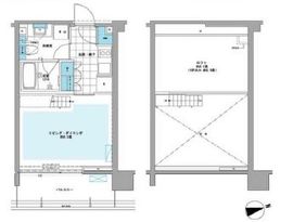 プライムアーバン芝浦LOFT 603 間取り図